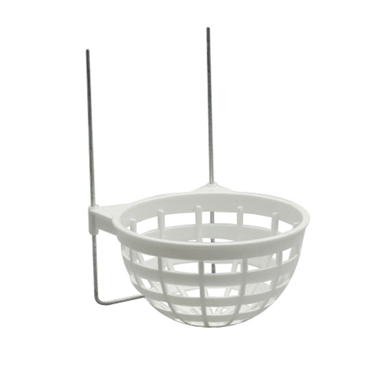 Bird Nest with Iron Hooks –Plastic Nest for Parakeets, Finches, and Small Birds, Easy to Install Cage Accessory