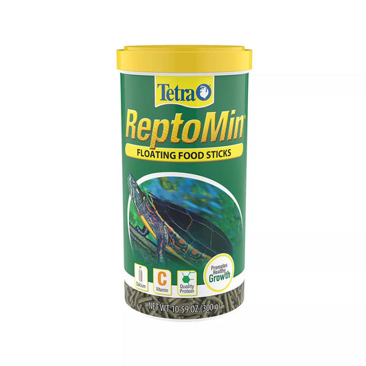 Tetra Reptomin Floating Food Sticks for Aquatic Turtles, Newts and Frogs Fish Flavor Dry Reptile Food - 10.59oz
