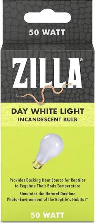 Zilla Day White Light Incandescent Bulb 50 Watt